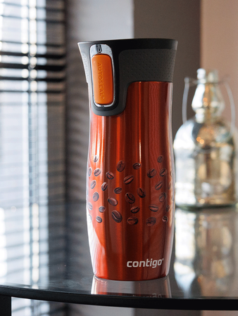 Thermal Mug Contigo West Loop 2.0 - Orange - International Coffee Day