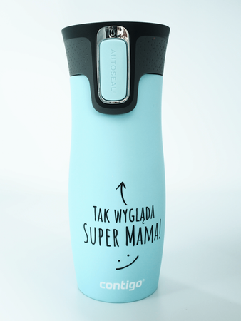 Thermal Mug Contigo West Loop 470 ml - Iced aqua - Great Mom