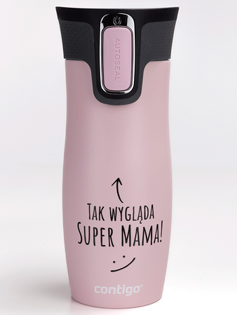 Thermal Mug Contigo West Loop 470 ml - Millenial pink - Great Mom