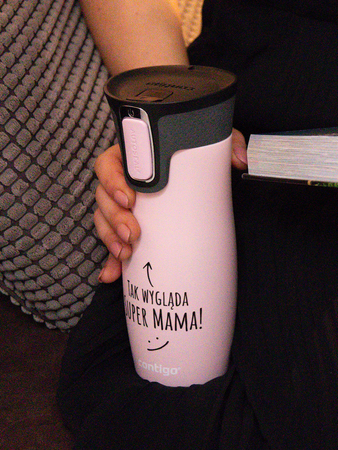 Thermal Mug Contigo West Loop 470 ml - Millenial pink - Great Mom