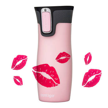 Thermal Mug Contigo West Loop 470 ml - Millenial pink - Lips