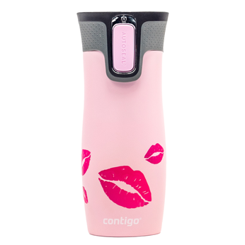 Thermal Mug Contigo West Loop 470 ml - Millenial pink - Lips