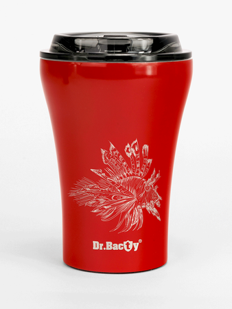 Thermal coffee mug Dr. Bacty Apollo Ocean - Red