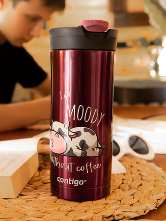 Thermal cup Contigo Huron 470ml - Vivacious Moody Cow