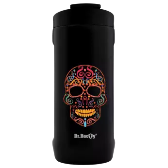 Thermal mug 2-in-1 Dr.Bacty Notus skull - black.