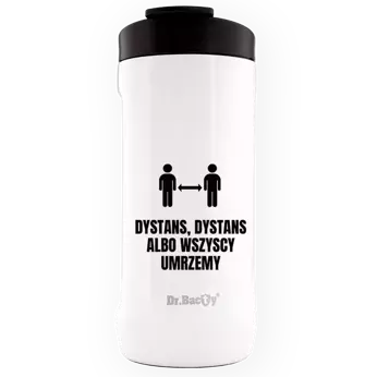 Thermal mug Dr. Bacty Notus distance - white