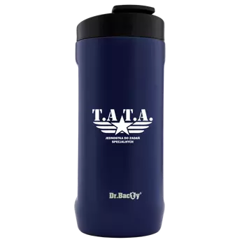 Thermal mug of Dr. Bacty Notus Dad - navy blue