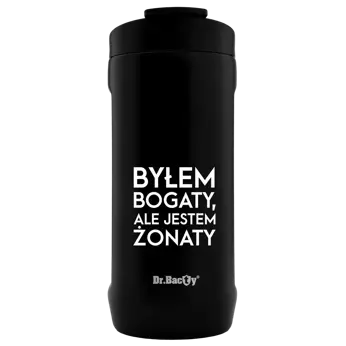 Thermal mug of Dr. Bacty Notus for a man - black