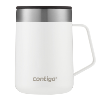 Thermal mug with ear  Contigo Streeterville 420 ml - White