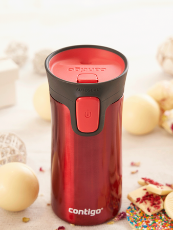 Thermal mug with engraving Contigo Pinnacle 300ml - Watermelon