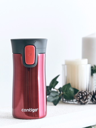 Thermal mug with engraving Contigo Pinnacle 300ml - Watermelon