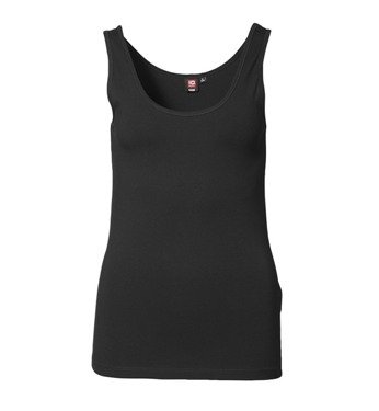 Top with ID stretch, black