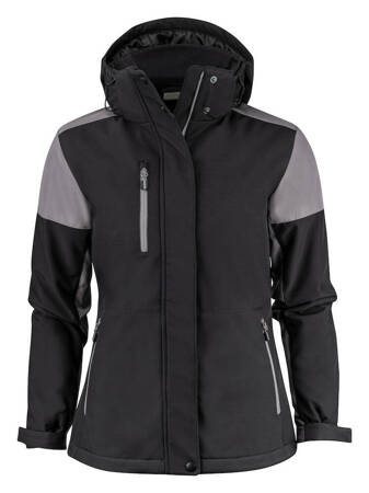 Two-tone insulated softshell Prime Padded Softshell Lady by Printer - Black - Grey.