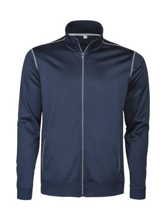 Unbuttoned Duathlon sweatshirt by Printer - Navy blue.