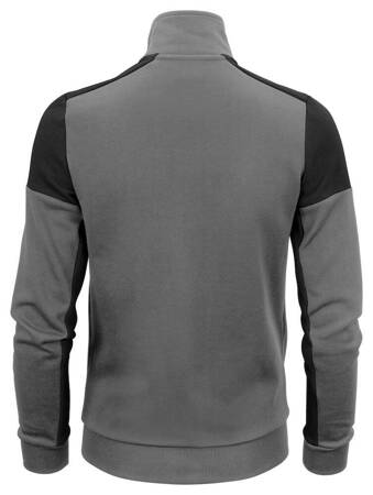 Unbuttoned sweatshirt Prime Sweatvest Lady by Printer - Gray - Black.