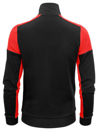 Unzippable Prime Sweatvest Lady sweatshirt by Printer - Black - Red.