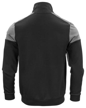Unzippable Prime Sweatvest hoodie by Printer brand - Black - Grey.