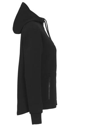 Unzippable women's hoodie Anzac Fz Hood Woman D.A.D - Black.