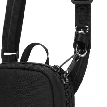 Urban anti-theft shoulder bag Pacsafe RFIDsafe - black