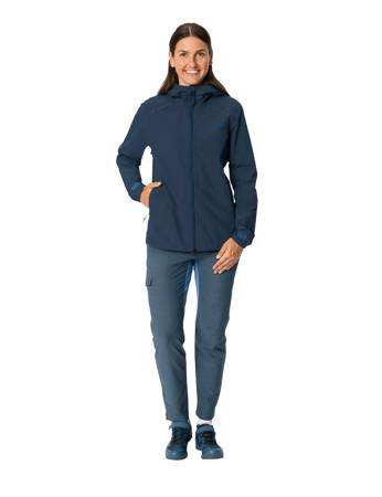 Vaude Yaras IV women's sports rain jacket - navy blue