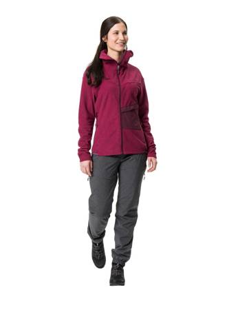 Vaude Yaras women's sports polar jacket - red