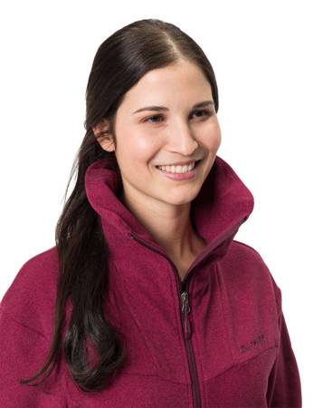 Vaude Yaras women's sports polar jacket - red