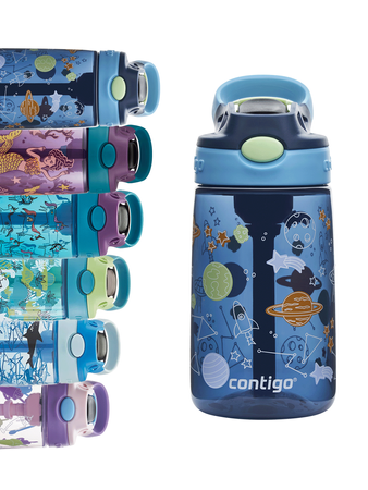 Water bottle / bottle for children Contigo Easy Clean 420ml Blueberry Cosmos