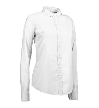 Women's Casual Stretch White shirt by ID, white