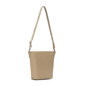 Women's anti-theft handbag Pacsafe W - beige