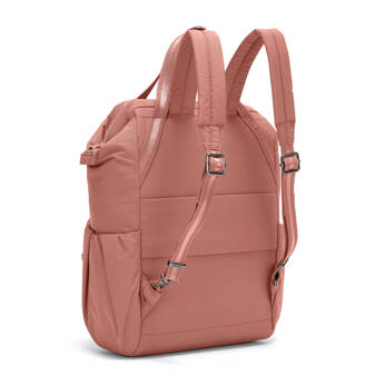 Women's anti-theft mini backpack pacsafe citysafe cx mini backpack econyl - pink