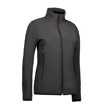 Women's softshell jacket Silver Gray by ID, gray