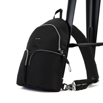 Women's urban anti-theft backpack Pacsafe Stylesafe - black