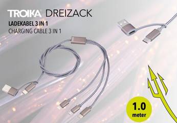 charging cable for TROIKA dreizack.