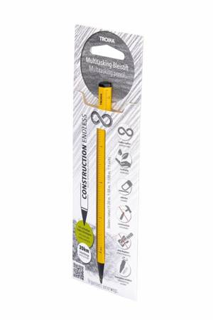 multifunctional pencil TROIKA construction endless - yellow.