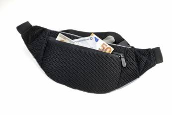 reflective hip bag TROIKA reflactive bag.