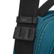 Anti-theft Pacsafe LS200 turquoise shoulder bag.