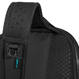 Anti-theft backpack on one shoulder Pacsafe ECO 12L - black made of econyl