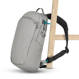 Anti-theft sling backpack Pacsafe ECO 12L - gray made of econyl.