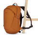 Anti-theft urban backpack 18l Pacsafe ECO Econyl® - orange