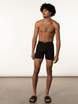 Breathable men's SAXX DAYTRIPPER Boxer Brief Fly with a fly - black.