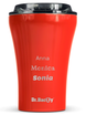 Ceramic-coated thermal Coffee Mug Dr.Bacty Apollo 227 ml  - red