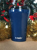 Coffee thermal mug with ceramic coating Dr.Bacty Apollo 227 ml - navy blue