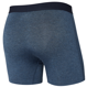 Comfortable men's SAXX ULTRA Boxer Brief Fly - navy blue.