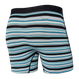 Comfortable men's boxer briefs SAXX ULTRA Boxer Brief Fly stripes - blue.