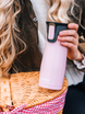 Contigo West Loop 2.0 470ml thermal mug - I'm a Teacher - Pink Matte