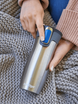 Contigo West Loop 2.0 thermal mug 470ml - I love You - Steel 