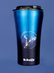 Dr.Bacty Apollo 2.0 „Fisch“ Thermo-Kaffeebecher - 360 ml - Monaco Blau