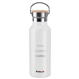 Dr.Bacty Iris 500 ml thermal bottle - white - personalised with engraving