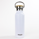 Dr.Bacty Iris steel thermal bottle - white - Geometric