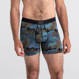 Men's SAXX ULTRA Boxer Brief flora - blue.